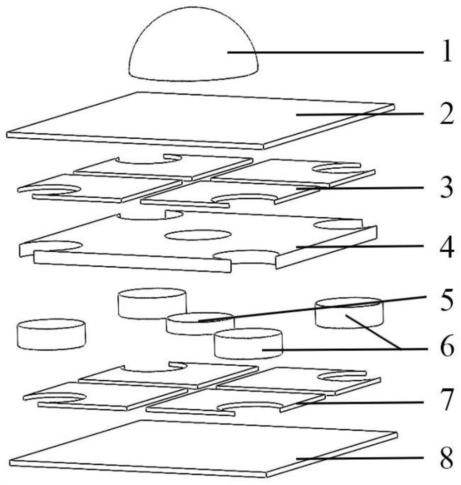 Three-dimensional pressure sensor based on flexible tactile capacitor