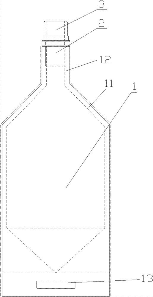 Disposable water bag and processing method thereof
