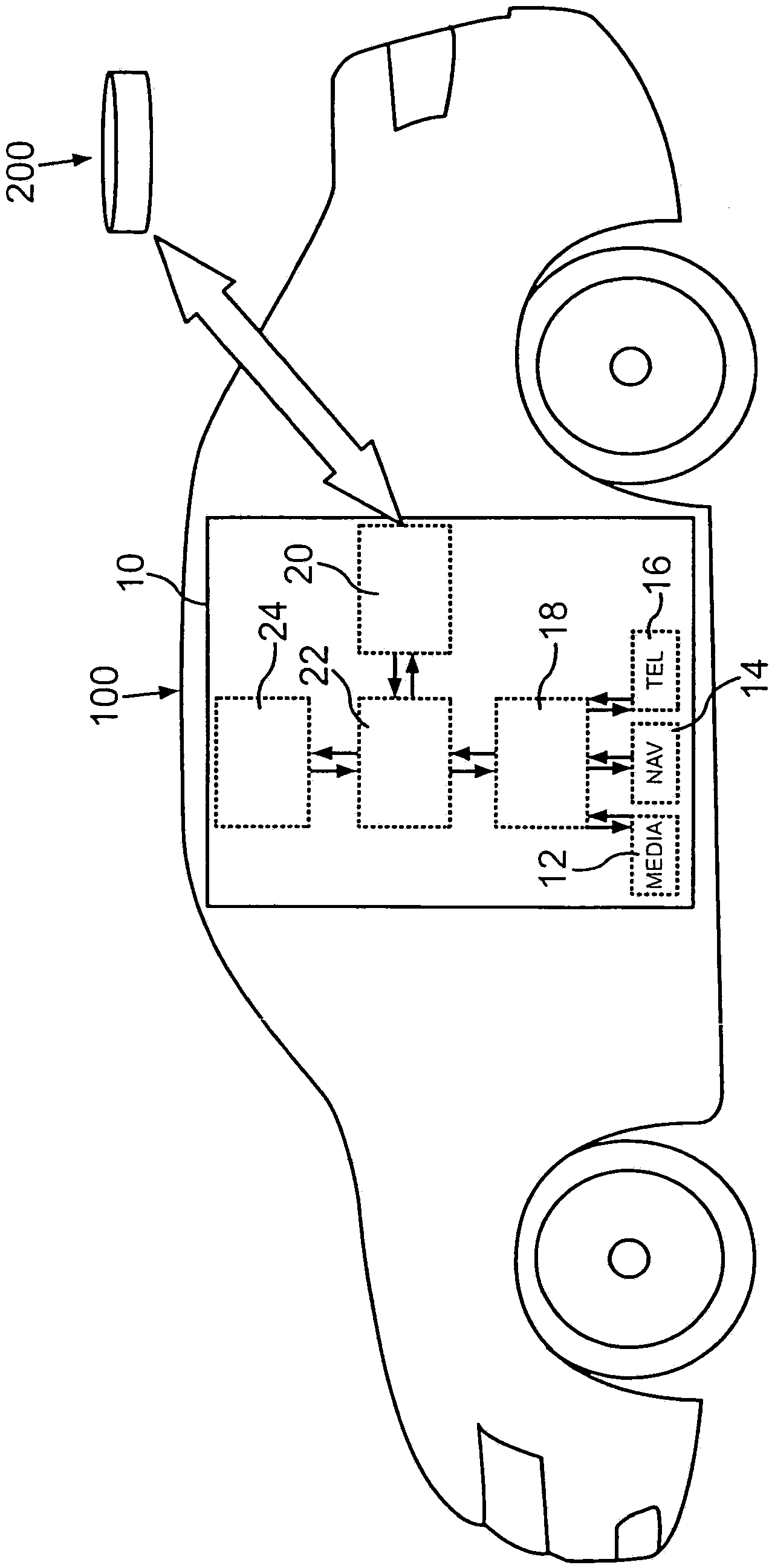 Method providing display in motor vehicle and motor vehicle comprising display unit