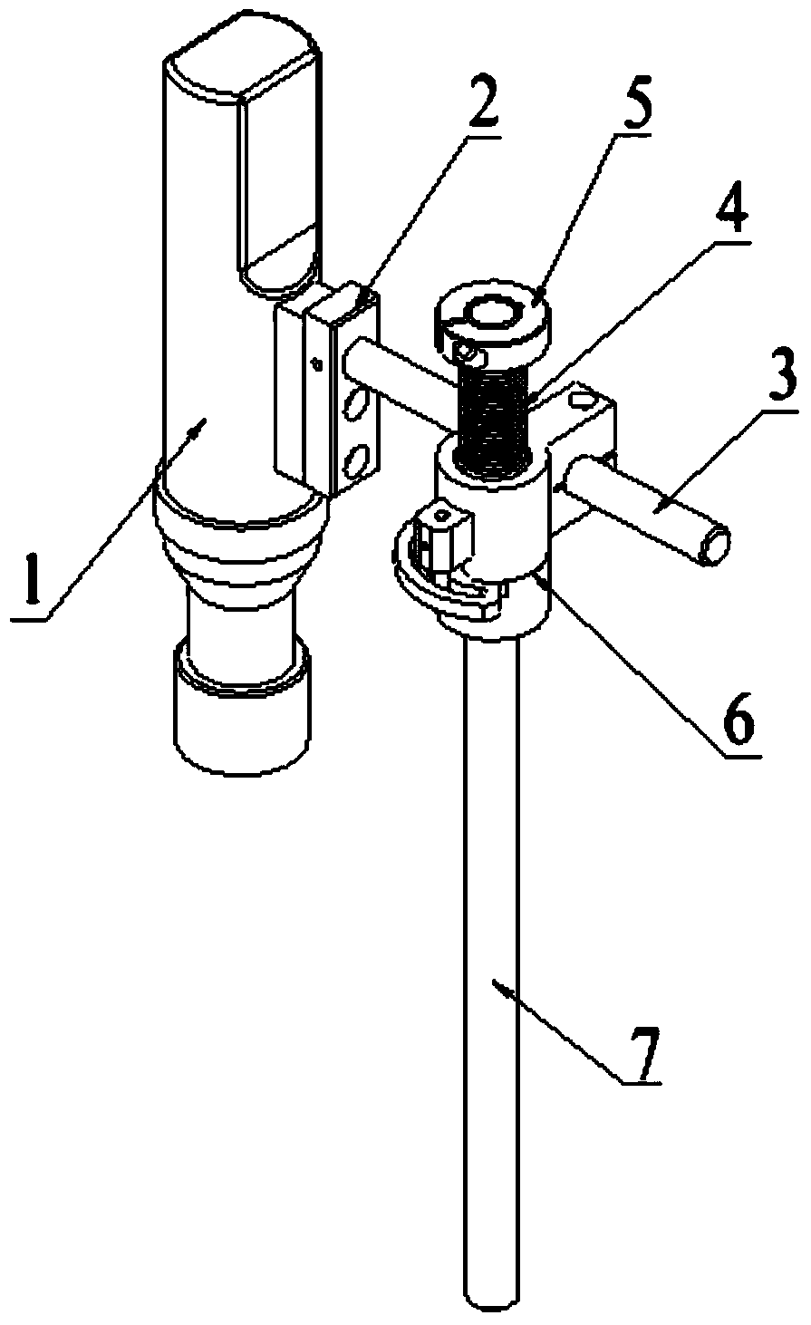 Manually adjustable mechanism for testing flicker values of liquid crystal display panels