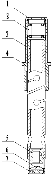 Integral type bearing inner tube