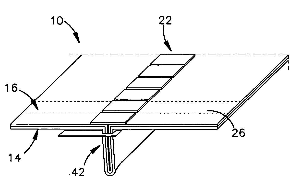 Low cost method of producing radio frequency identification tags with straps without antenna patterning