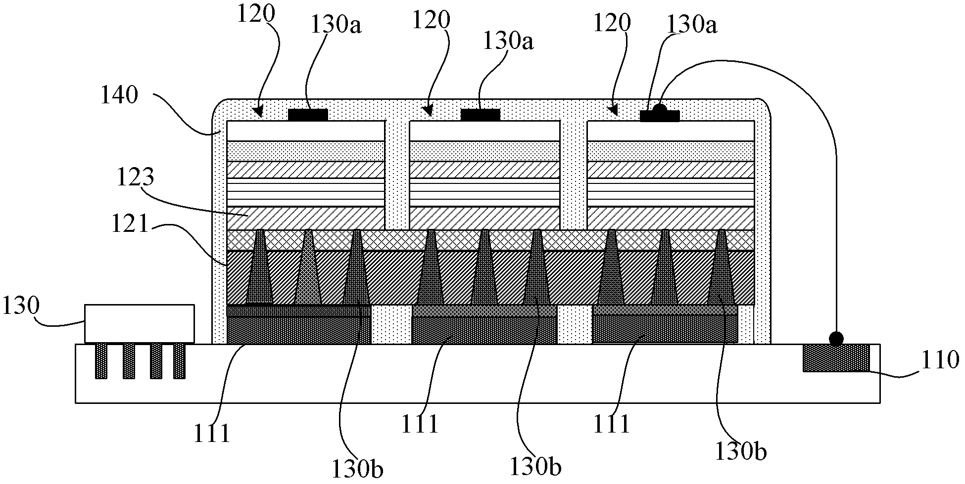 LED (light emitting diode) packaging structure and preparation method thereof