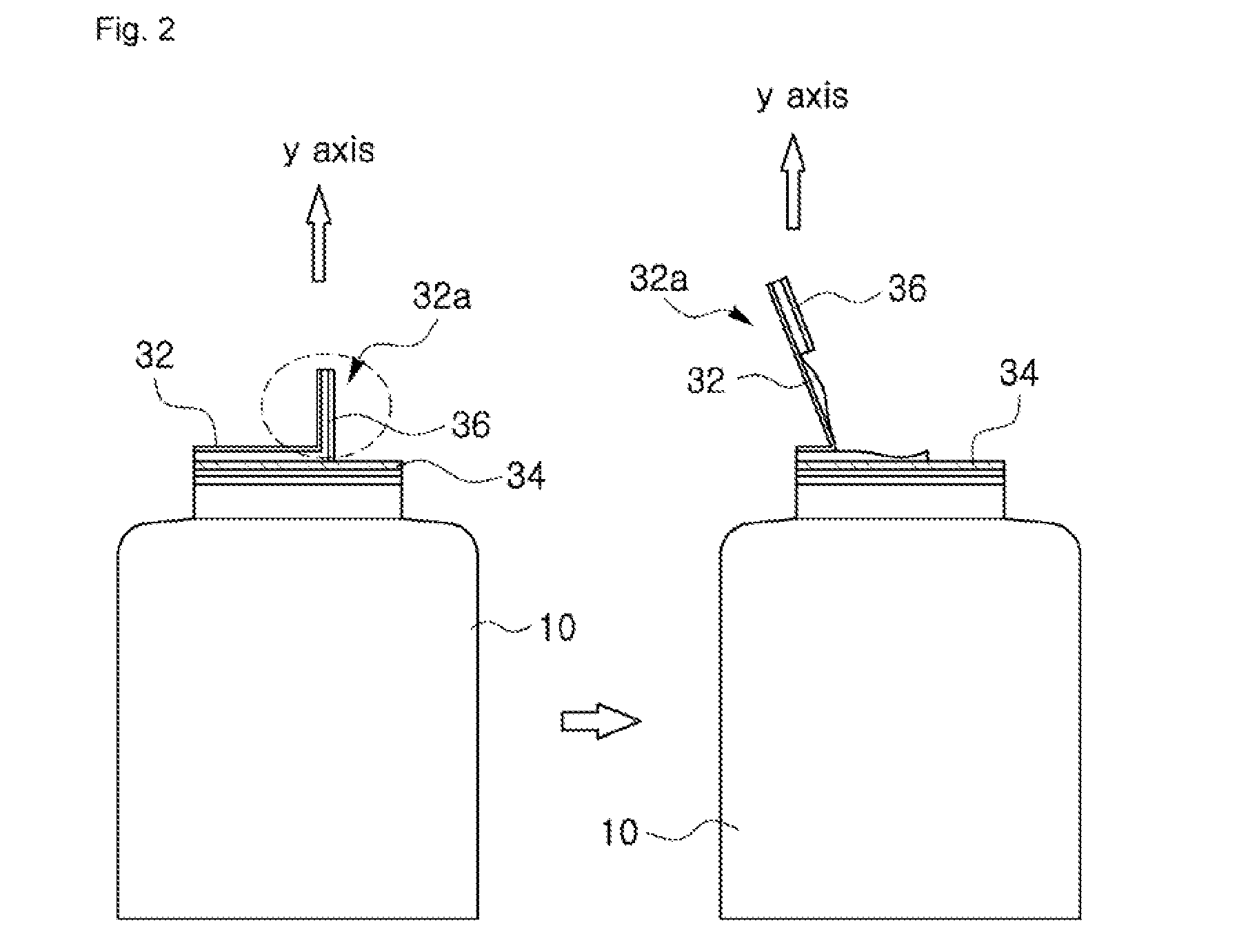 Sealing cover having opening tap for containers
and method for manufacturing the same