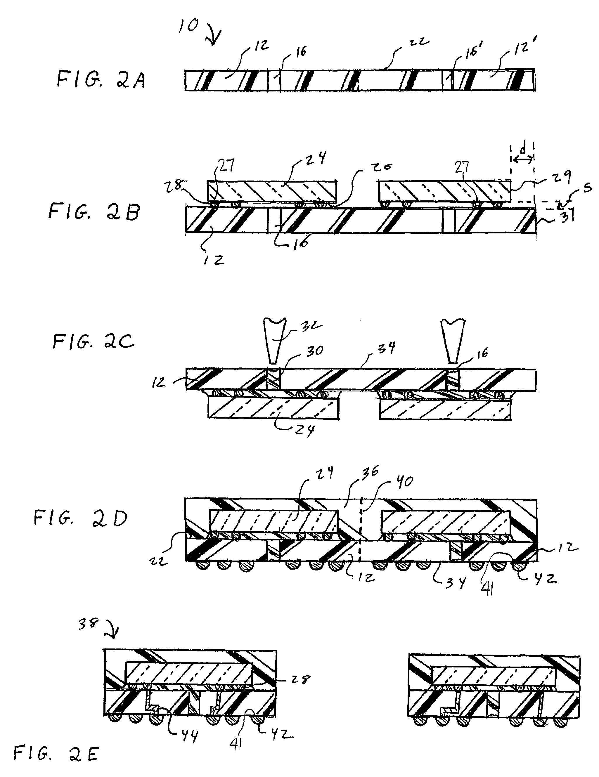 Method of making flip-chip package with underfill