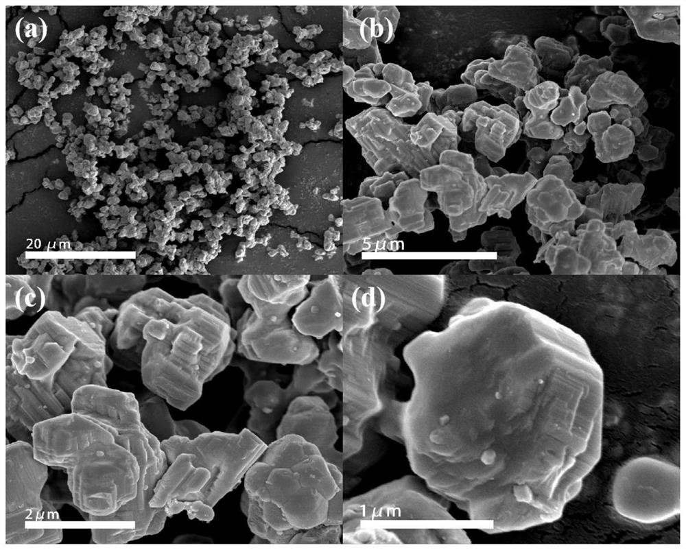 Lithium ion battery indium niobium oxide negative electrode material and preparation method thereof