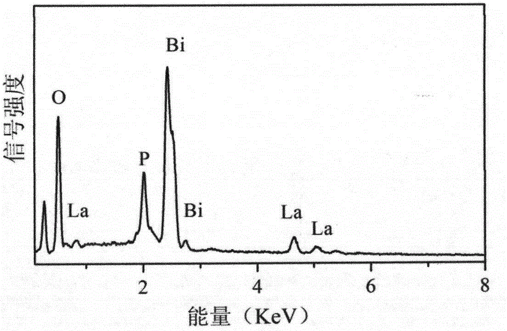 Preparation method of lanthanum doped bismuth phosphate photocatalyst