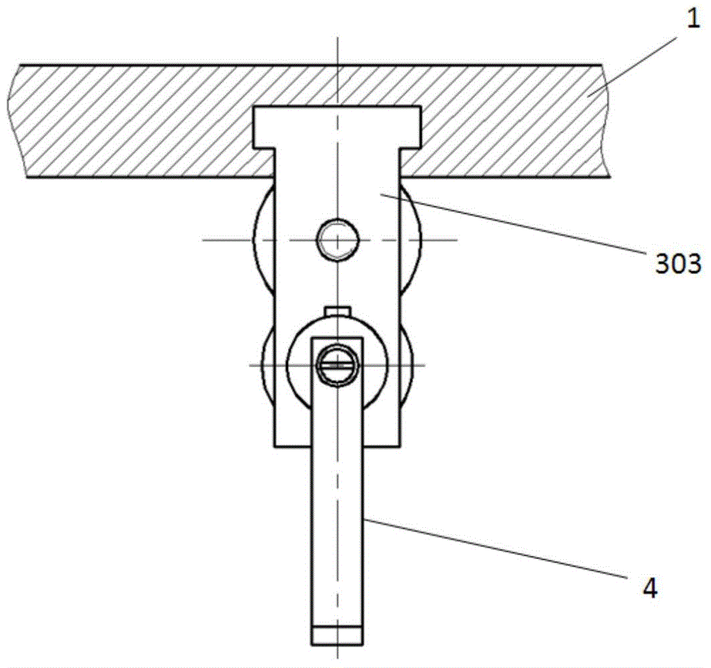 Workpiece holder in ion beam polishing device