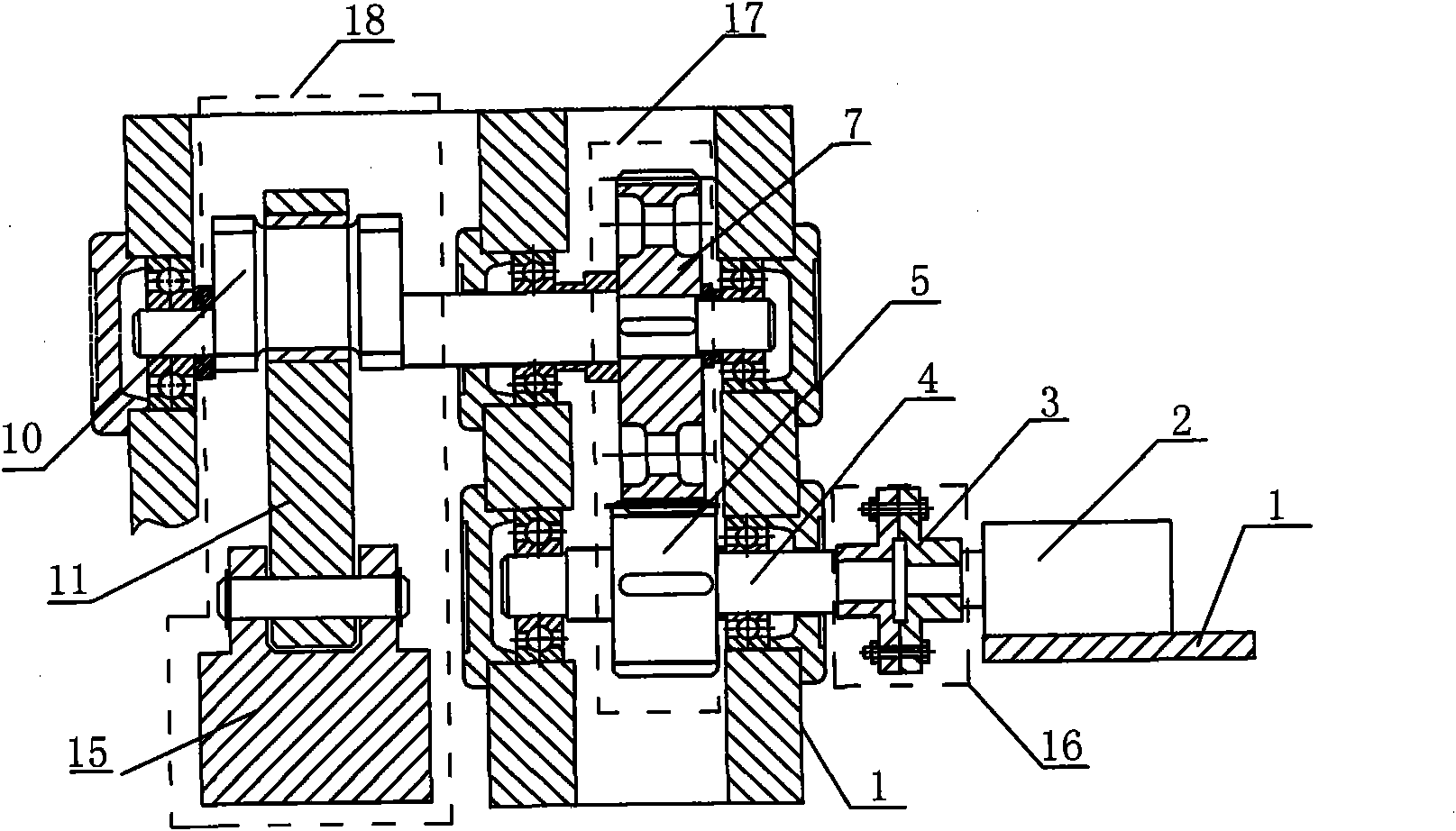 Numerical control servo press machine with non-circular gear transmission mechanism