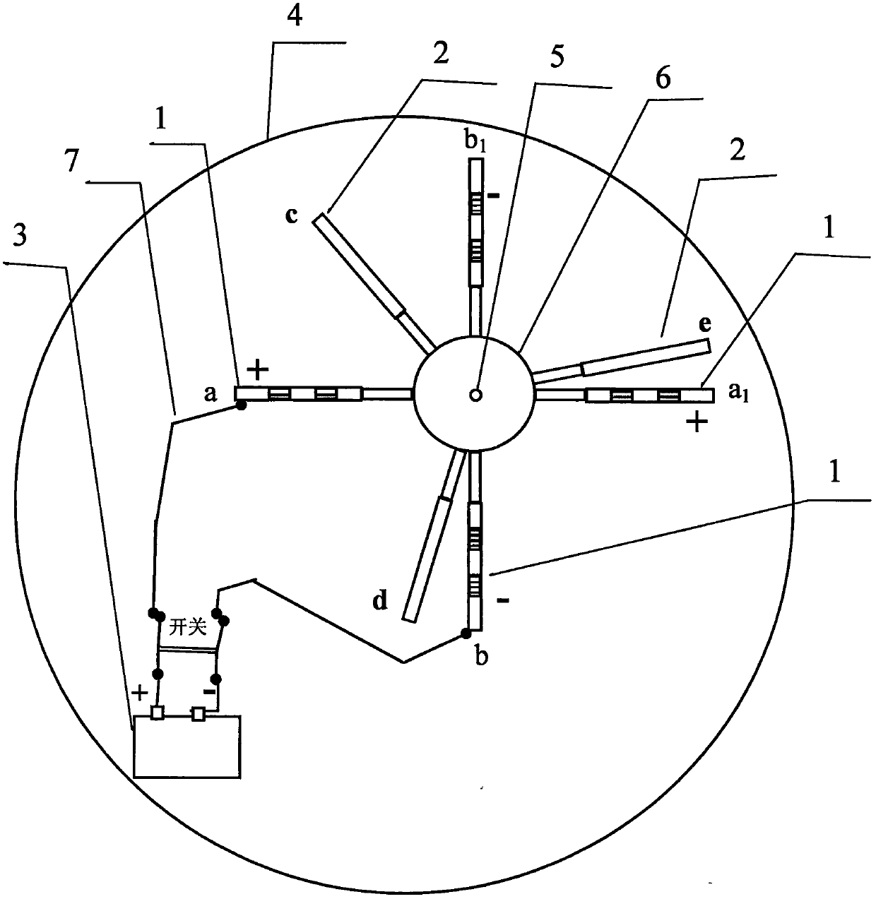 A method for making a rotating plate continuously rotating electrostatic power machine