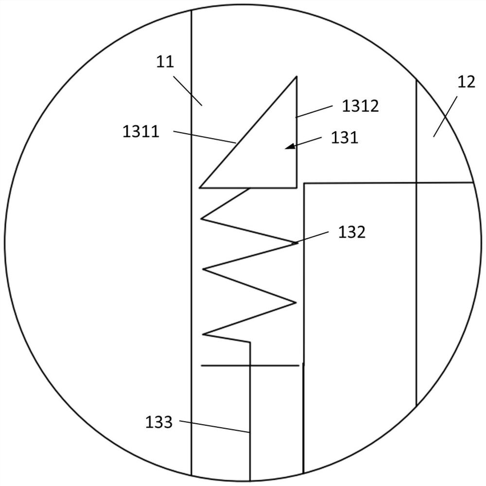 Wire pressing cap mounting device