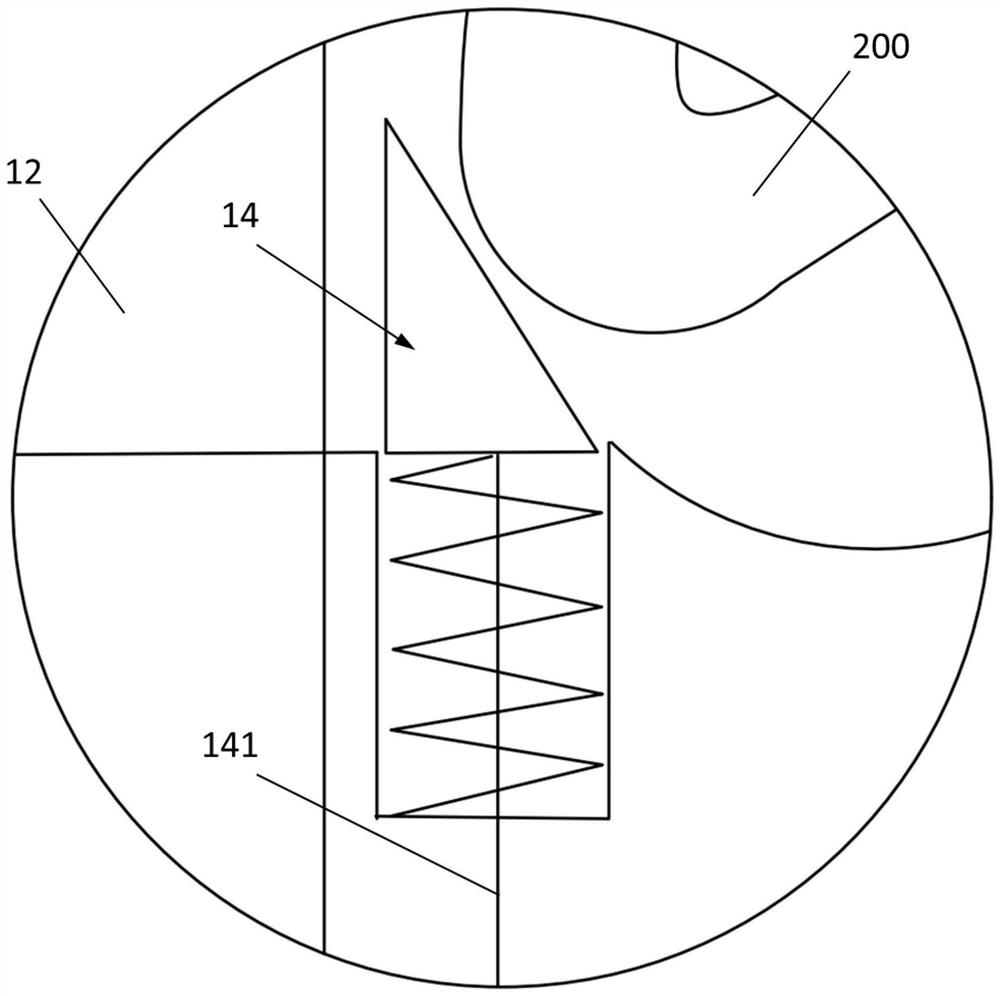 Wire pressing cap mounting device