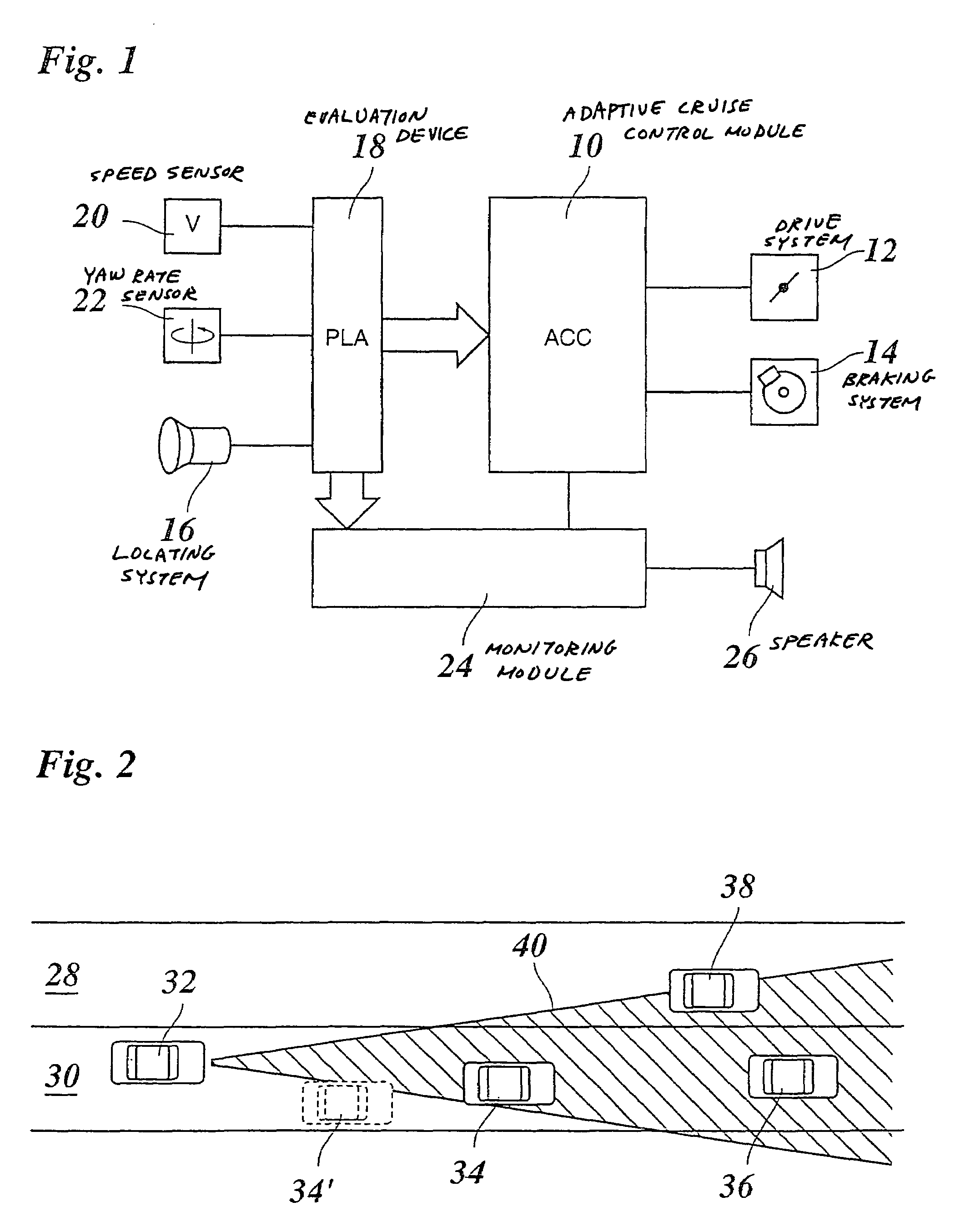 Speed regulator with distance regulating function