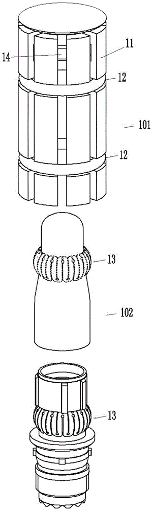 Spring coil assembly tool and spring coil installation equipment using the tool