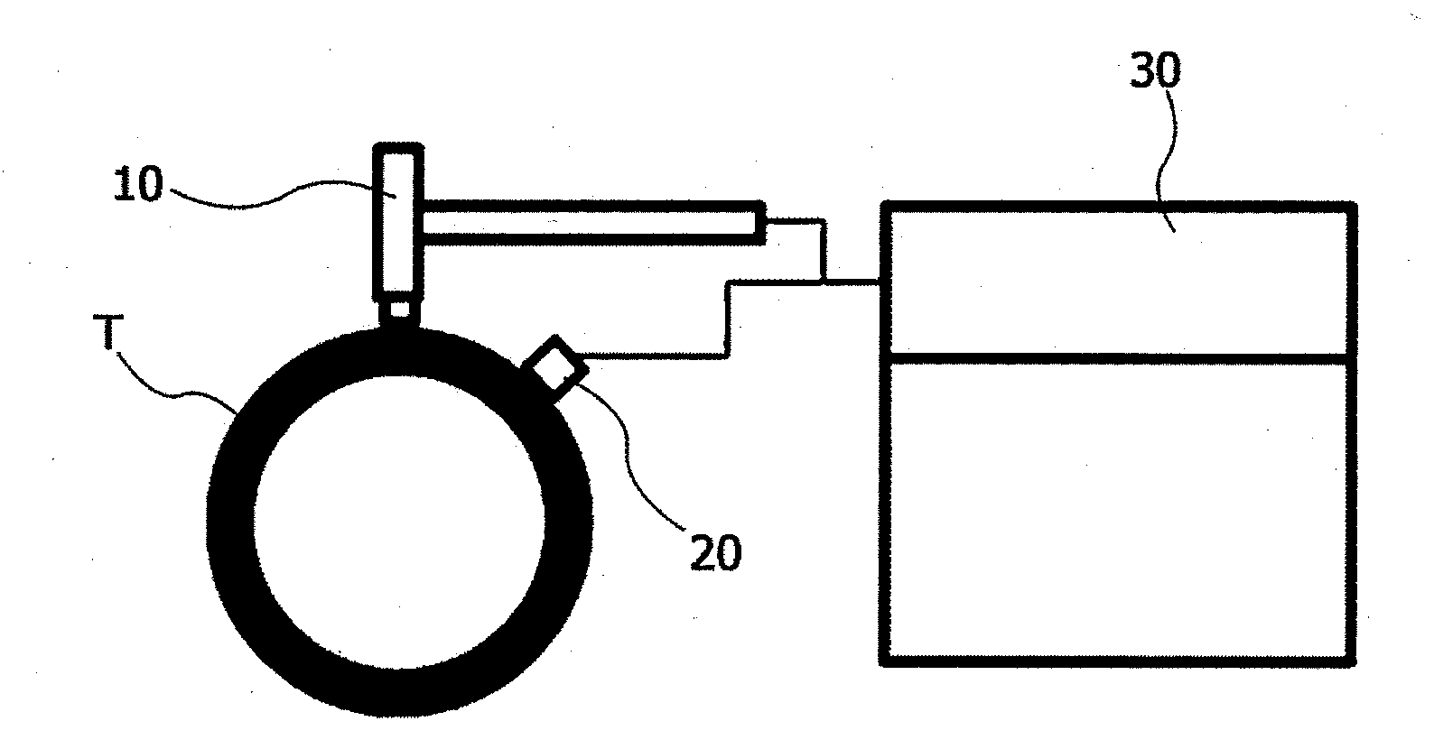 Apparatus for detecting pipe wall thinning and method thereof