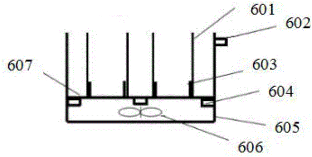 Running water type exposure device applied to small aquatic organisms