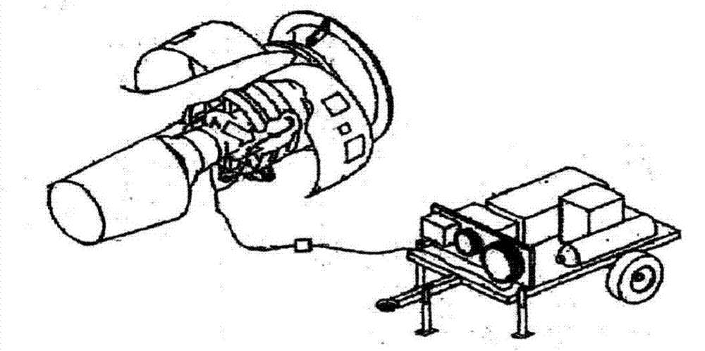 Jet engine cleaning method and cleaning apparatus