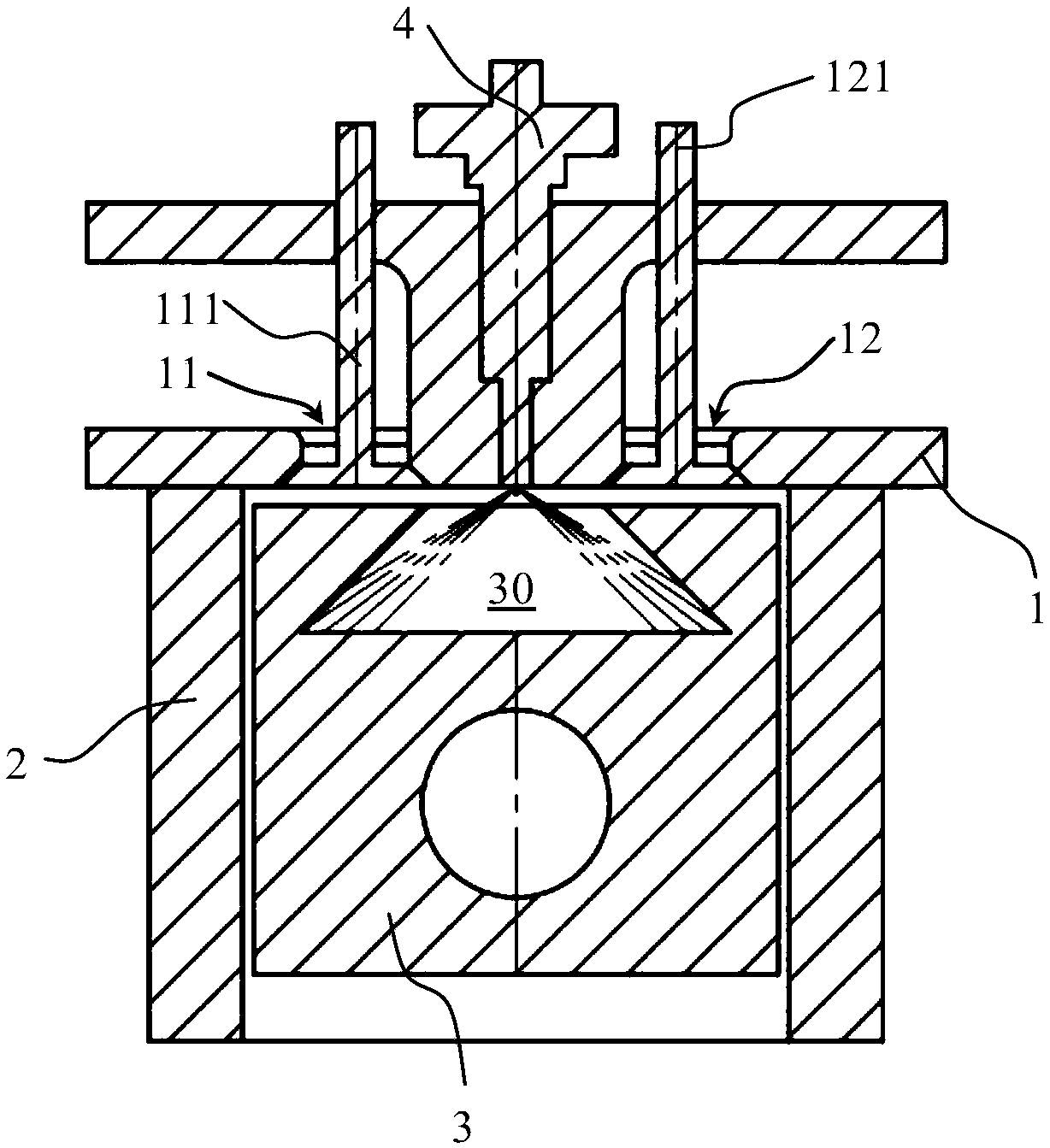 Piston for use in engine cylinder and piston engine