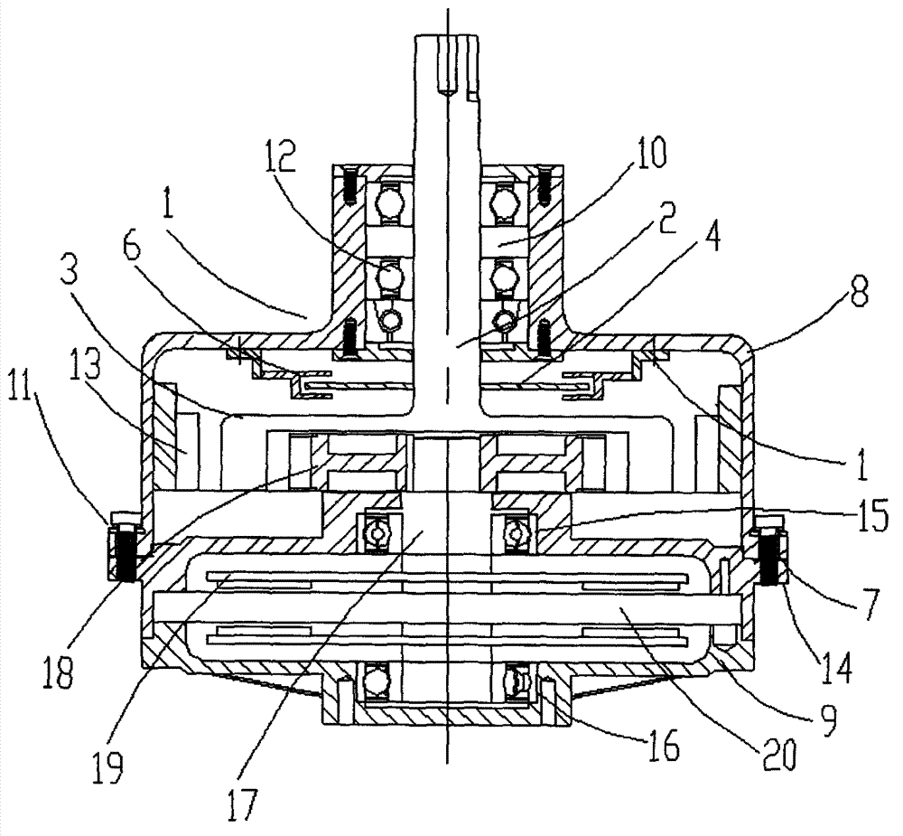 Permanent magnetic variable-speed wind power generation apparatus with protection function