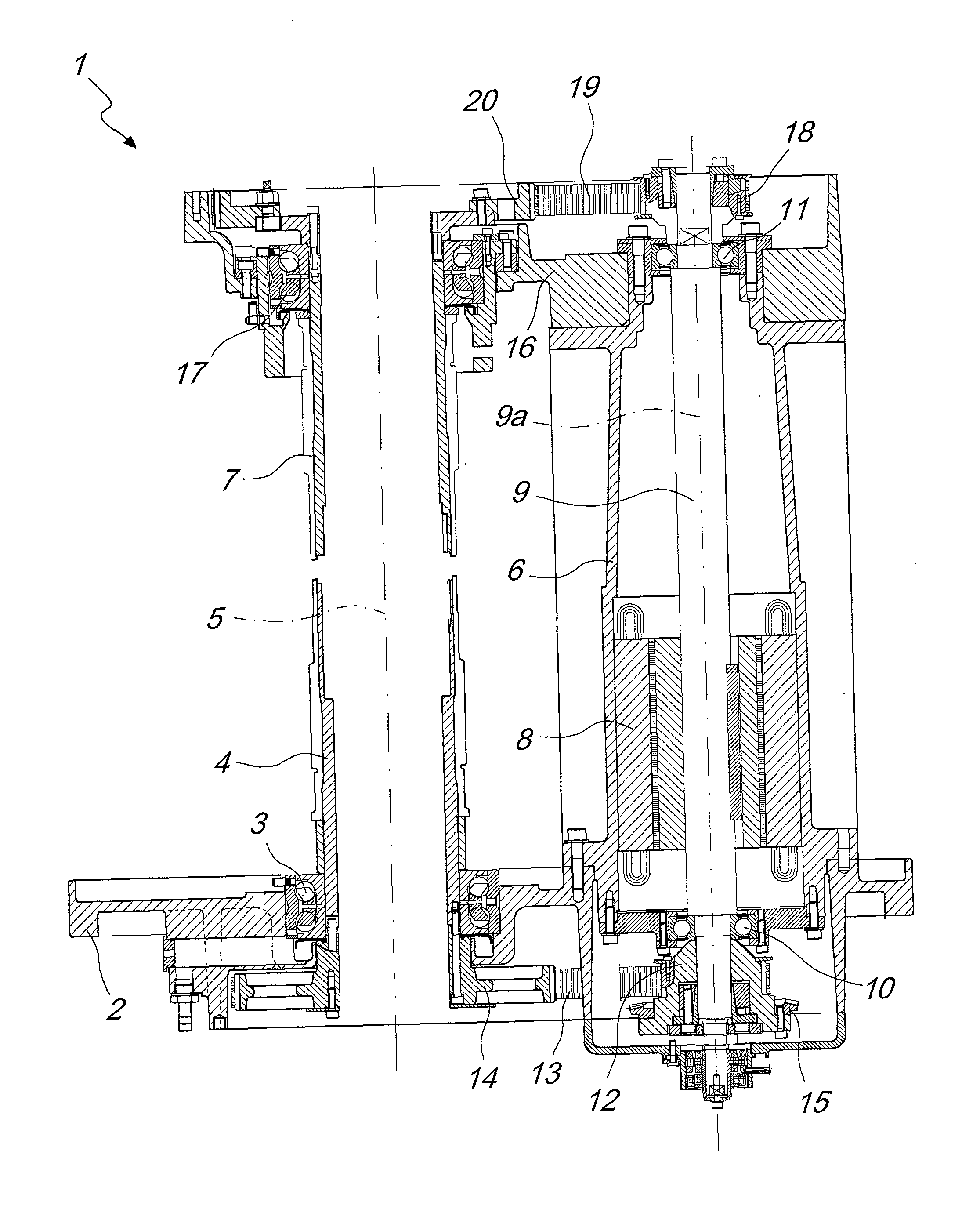 Double-cylinder circular machine, particularly for knitting hosiery items or the like, with simplified actuation mechanism