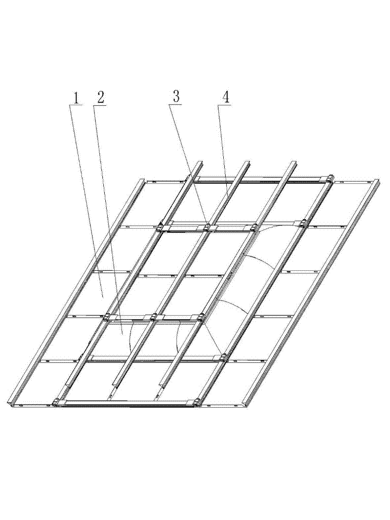 Method and component for mounting three-dimensional suspended ceiling