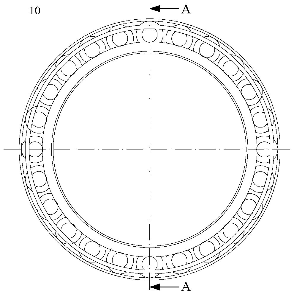 Radial-axial bidirectional hybrid magnetic circuit frameless permanent magnet synchronous motor