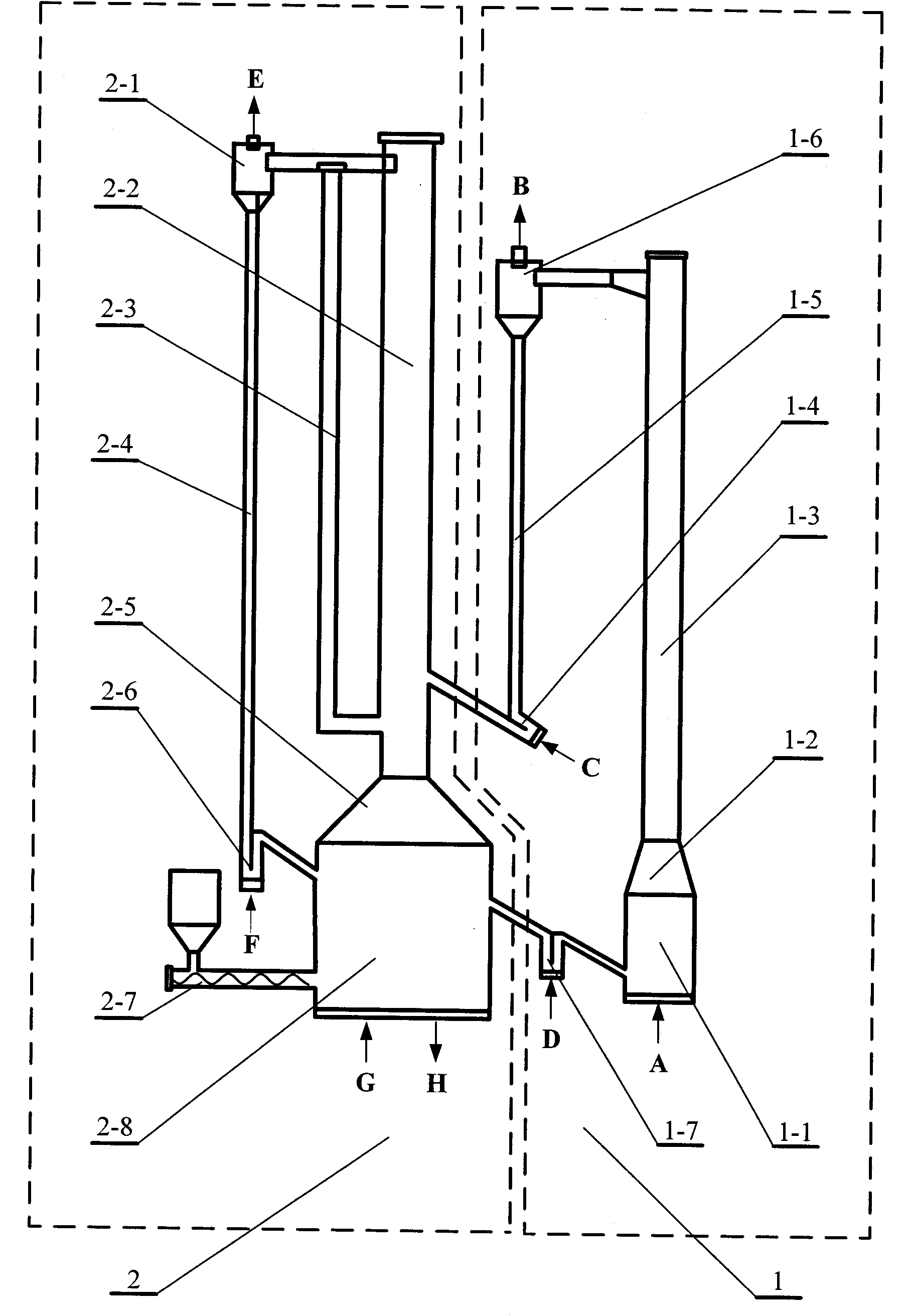 Method and device based on coal gasification for preparing hydrogen and separating CO2
