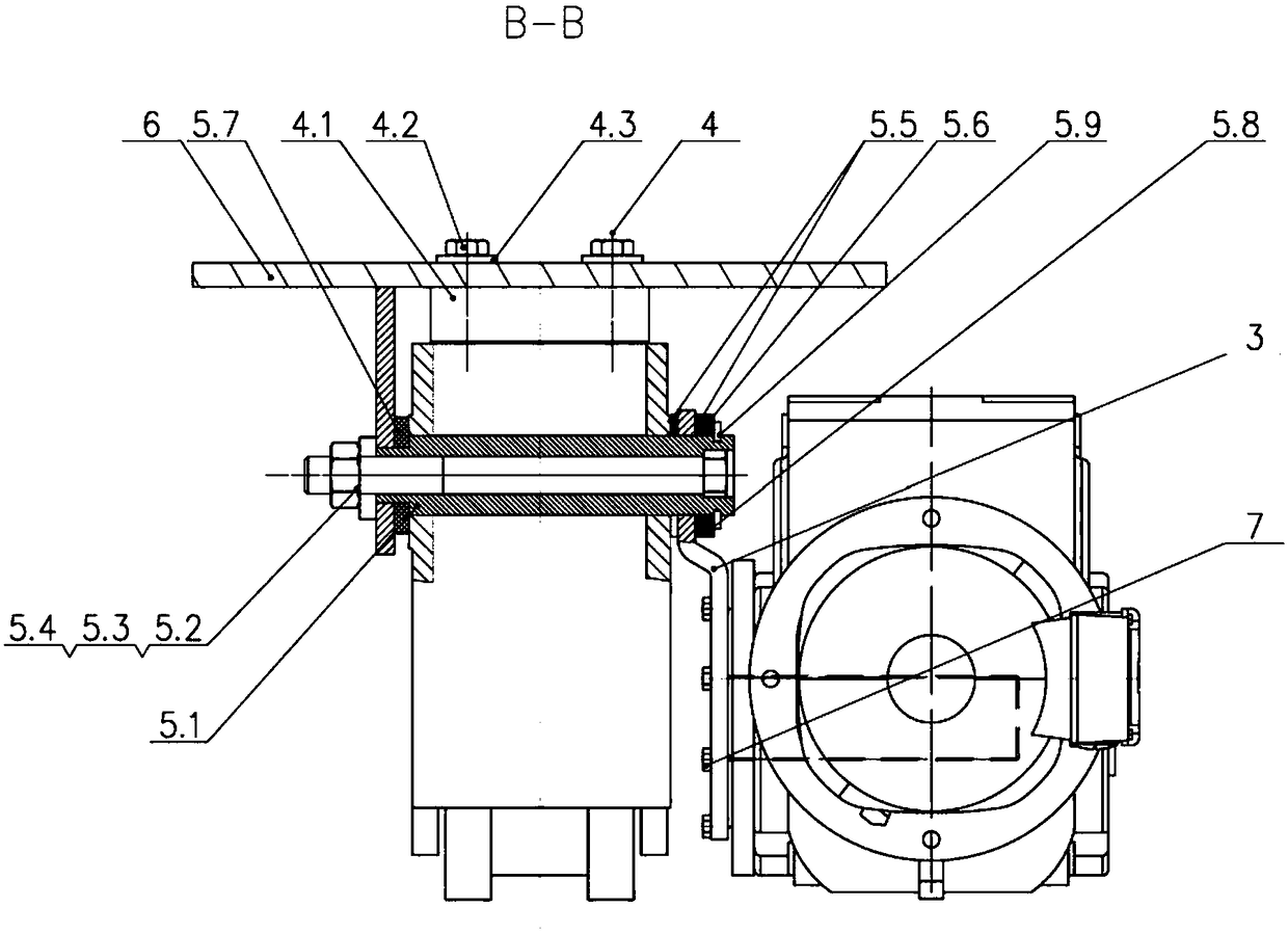 A wheel set installation structure, installation method and installation steps