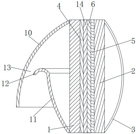 Medical protective mask based on nanometer photodynamic effect