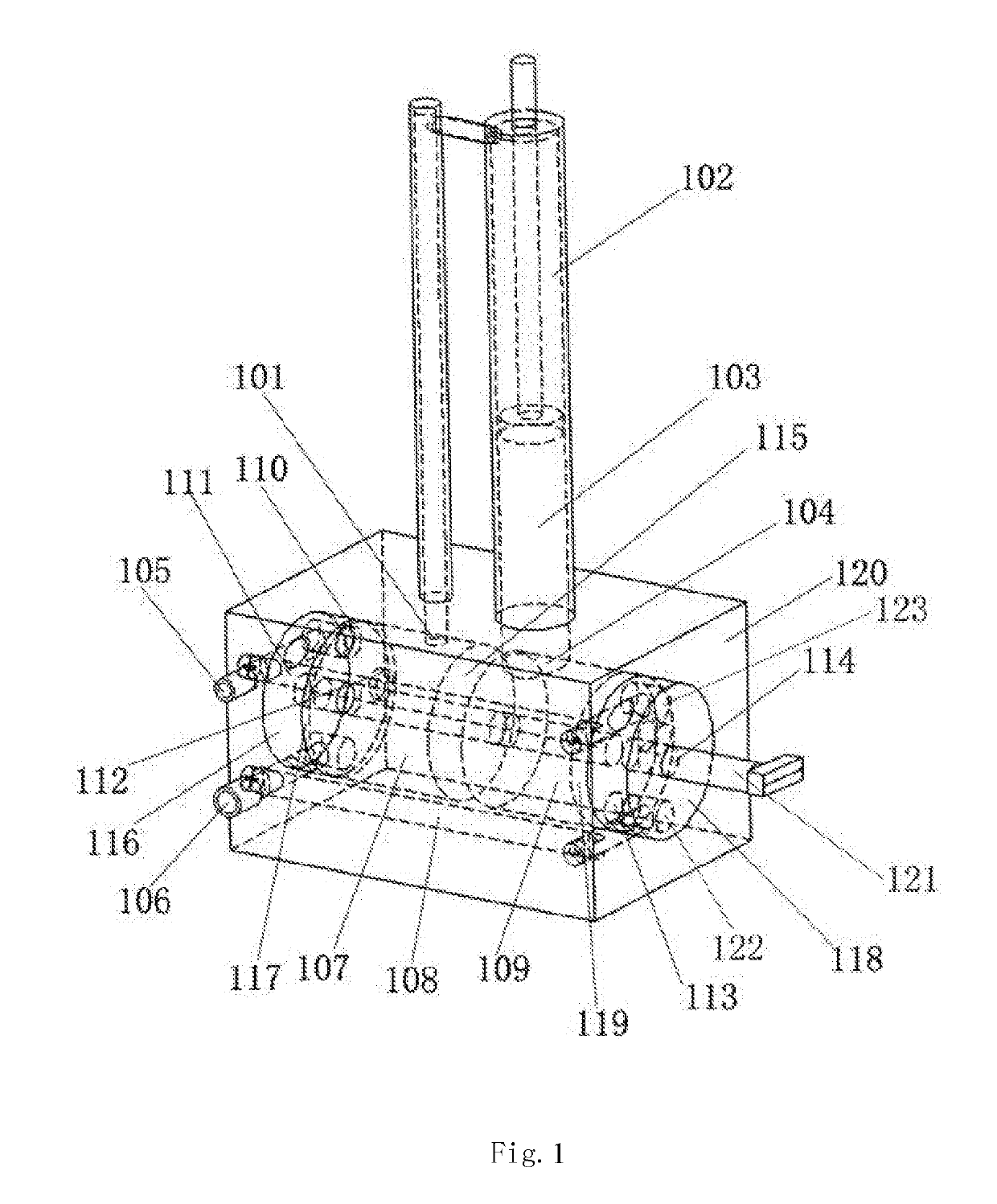 Three-stage variable color paste pump and operation method thereof