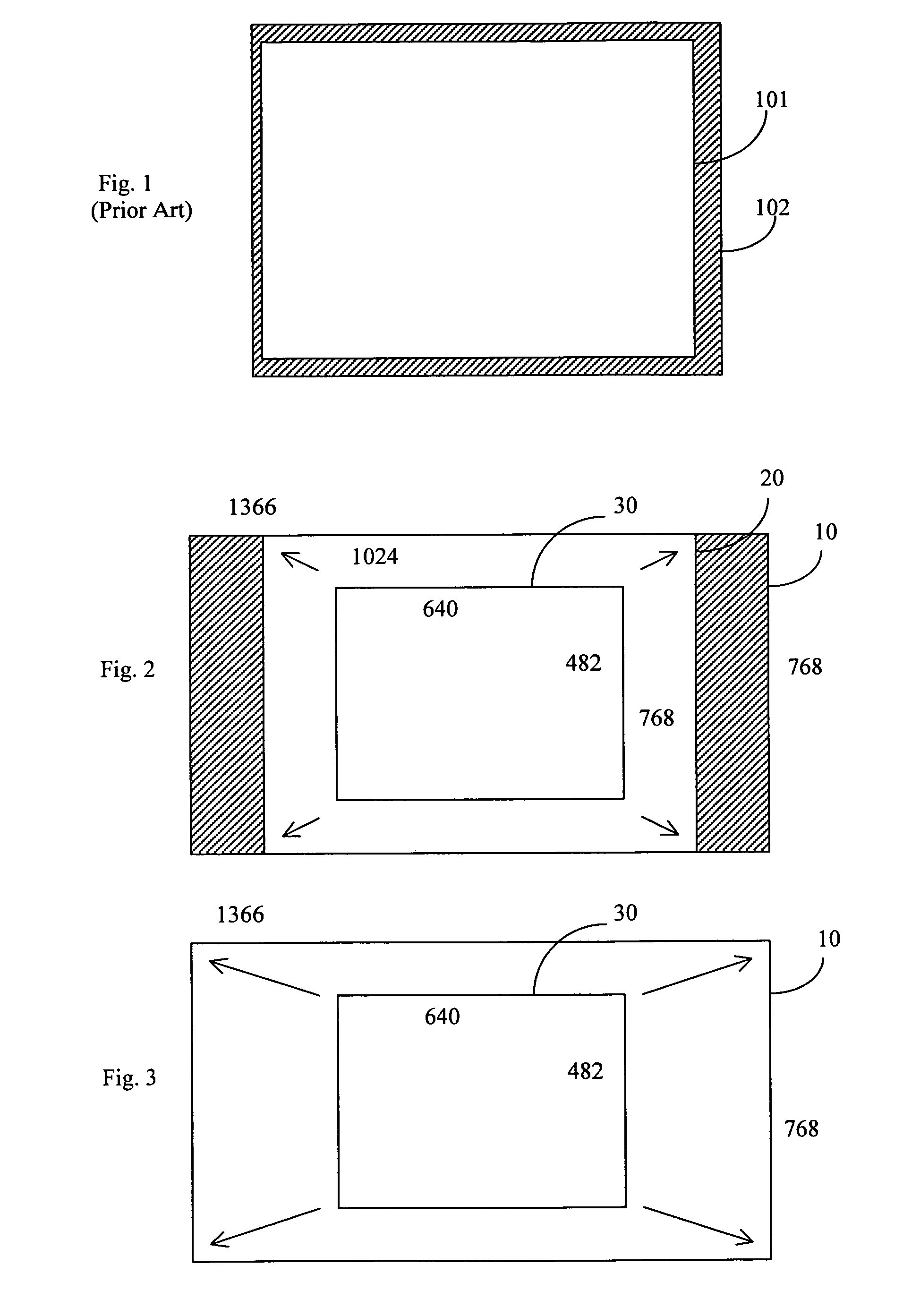 Method for scaling and cropping images for television display