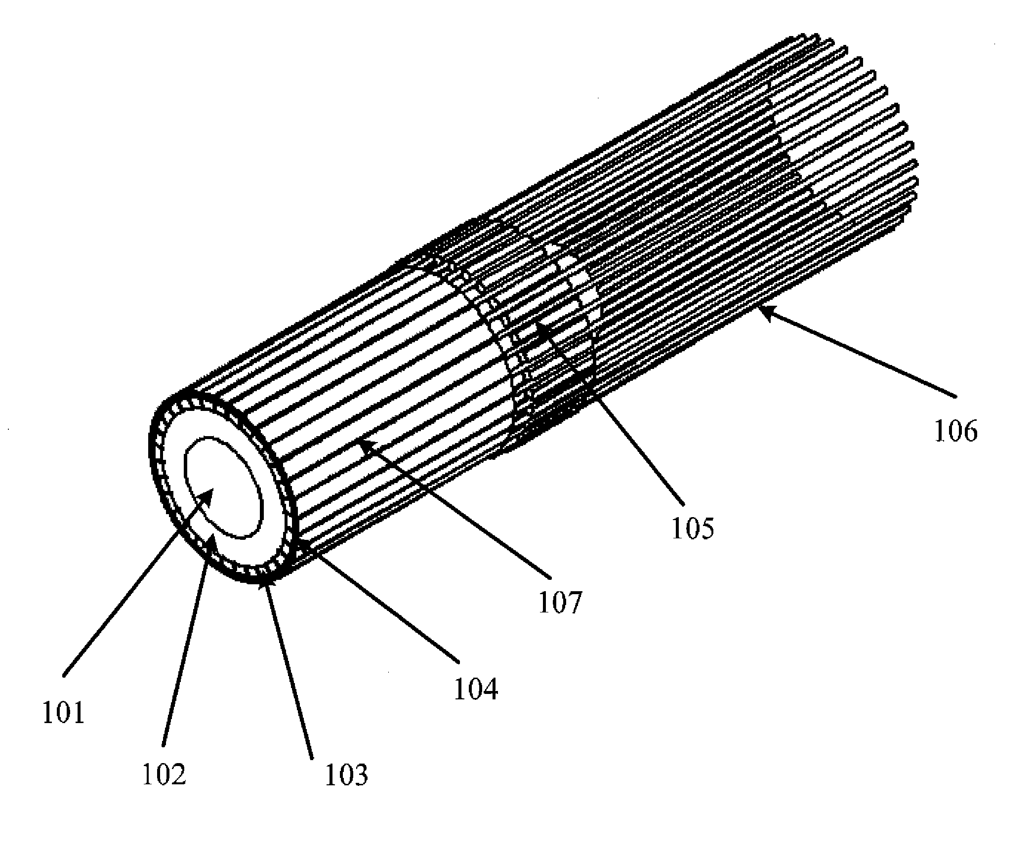Array ultrasound endoscopic probe, a manufacture method thereof and a fixing and rotating device