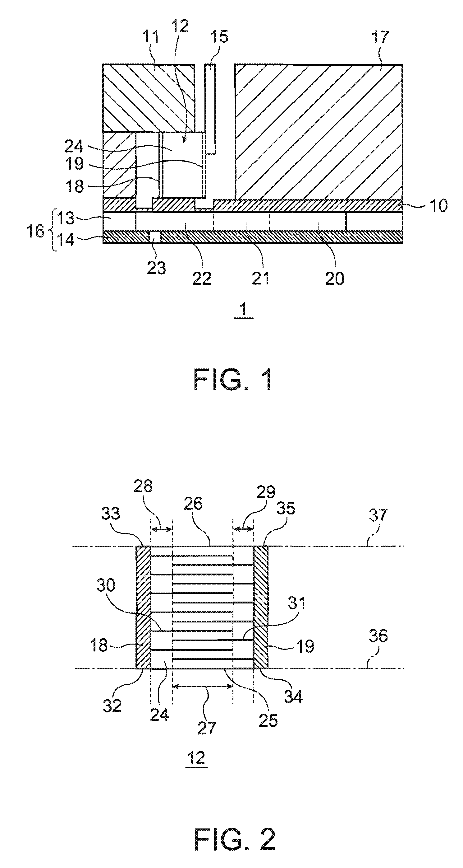 Droplet discharging head, image forming apparatus, and film forming apparatus