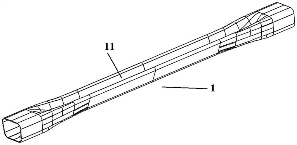 Torsion beam high-frequency quenching method capable of eliminating abnormal sound