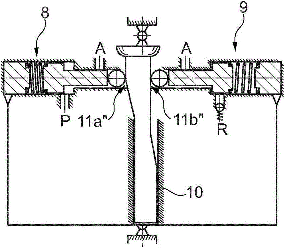 Air spring assembly having integrated control valve and rod-shaped actuating element