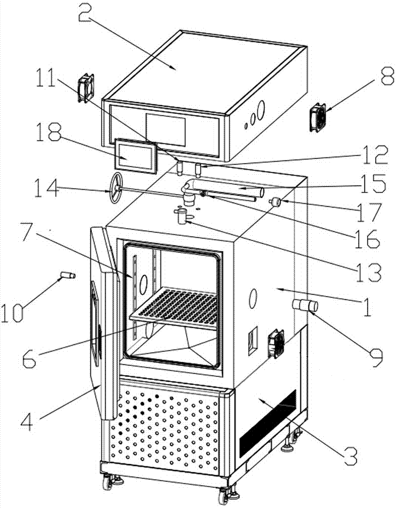 Thermal runaway visualizing test and analysis system for power battery