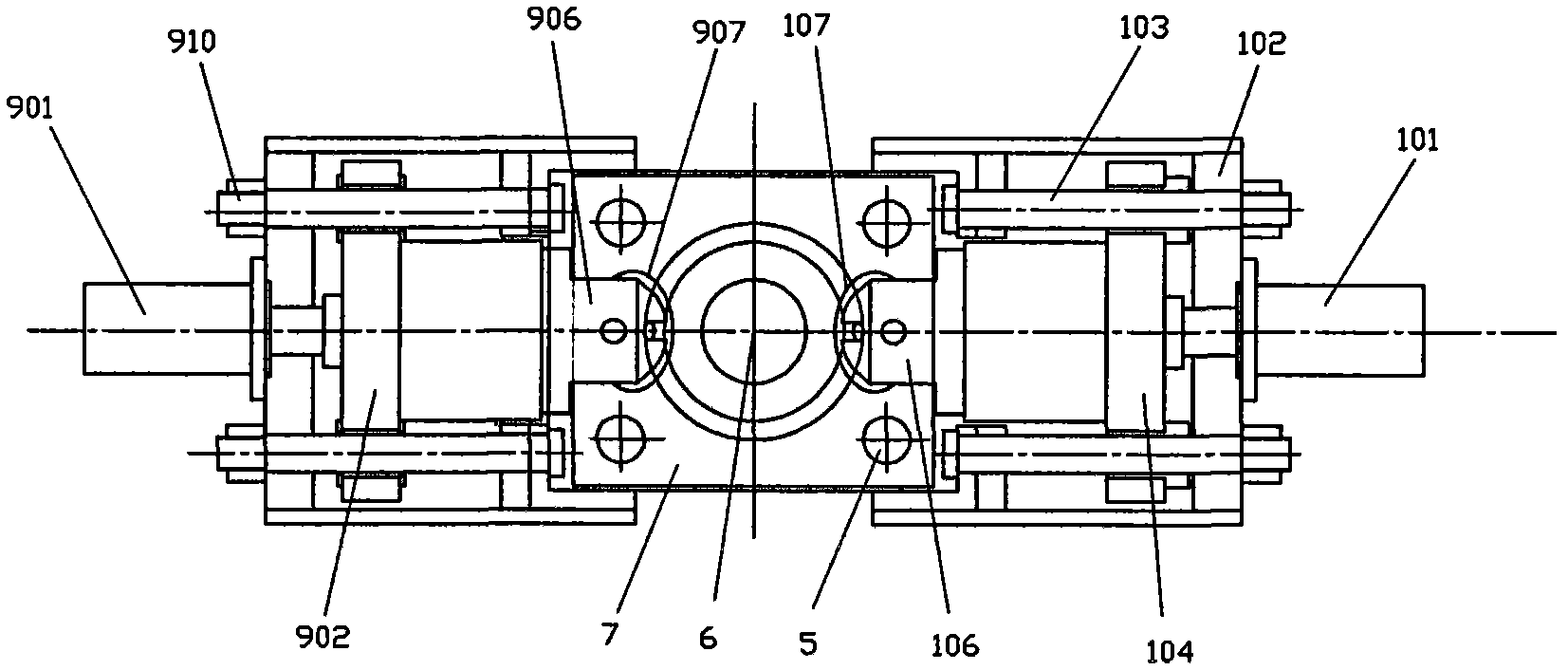 Spin forming device with internal and external boss belt pulley