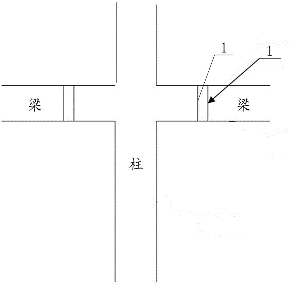 Construction method of pouring multi-label concrete joints in frame structure