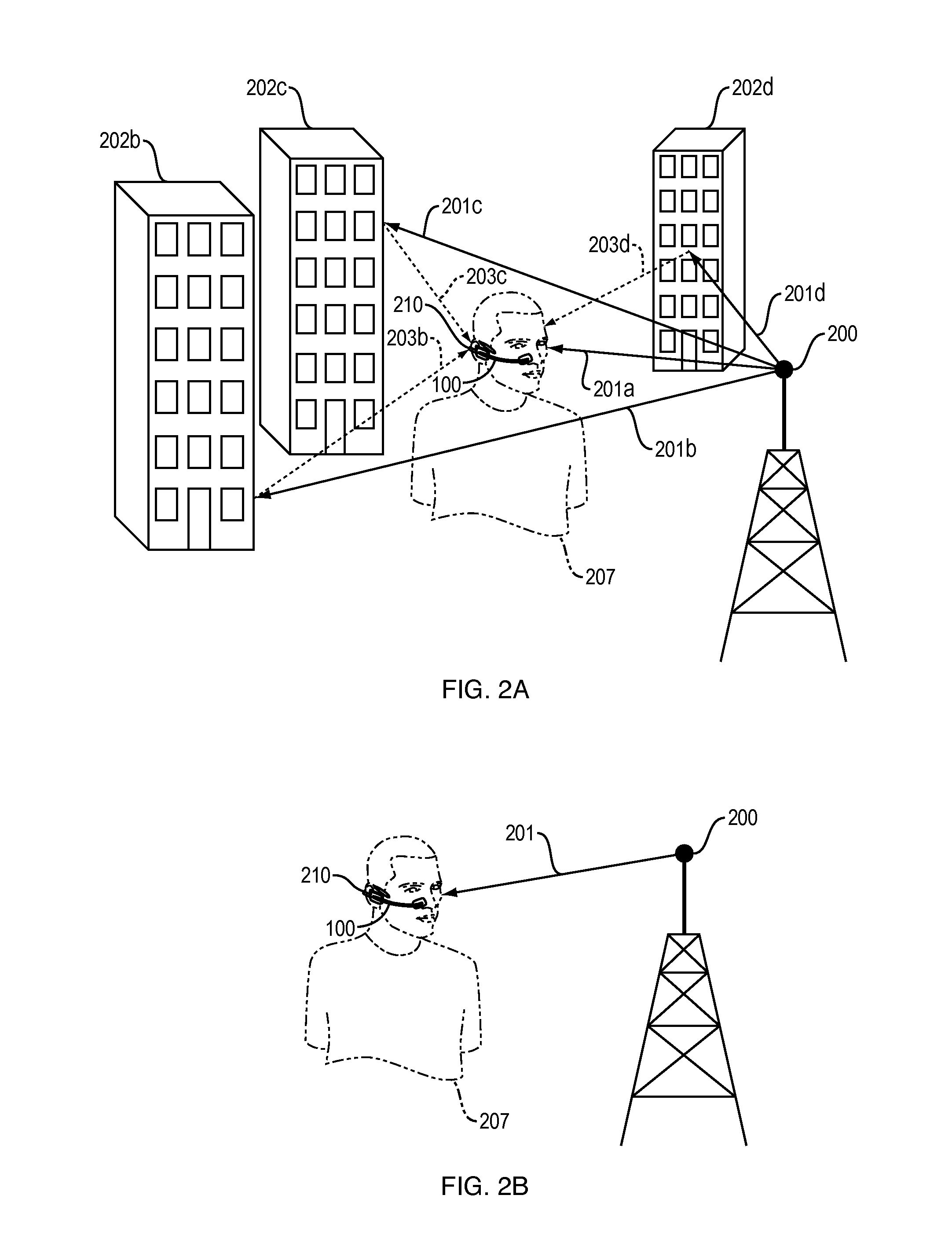 Spatially Diverse Antennas for a Headset Computer