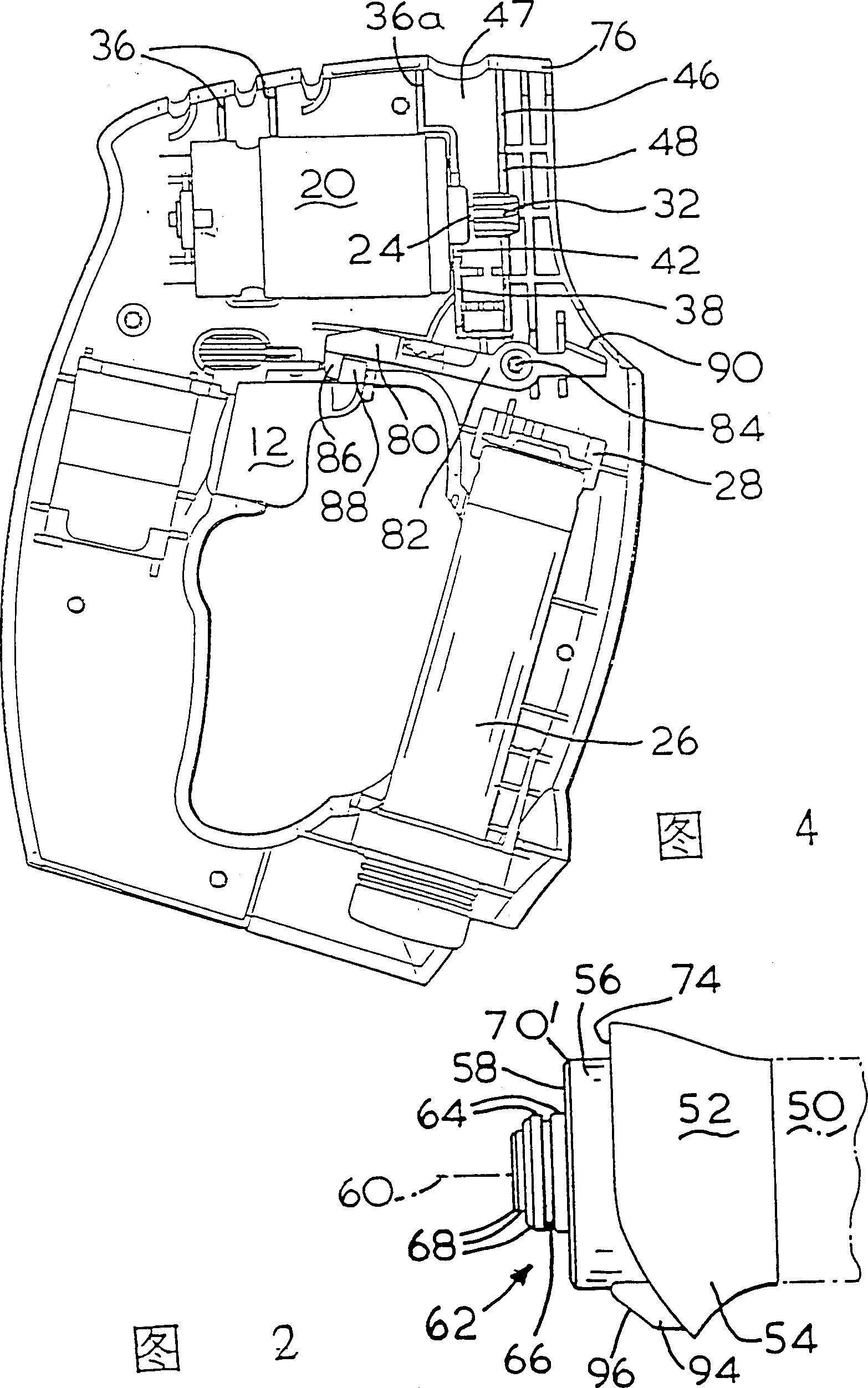 Electric tool with interchangeable tool post