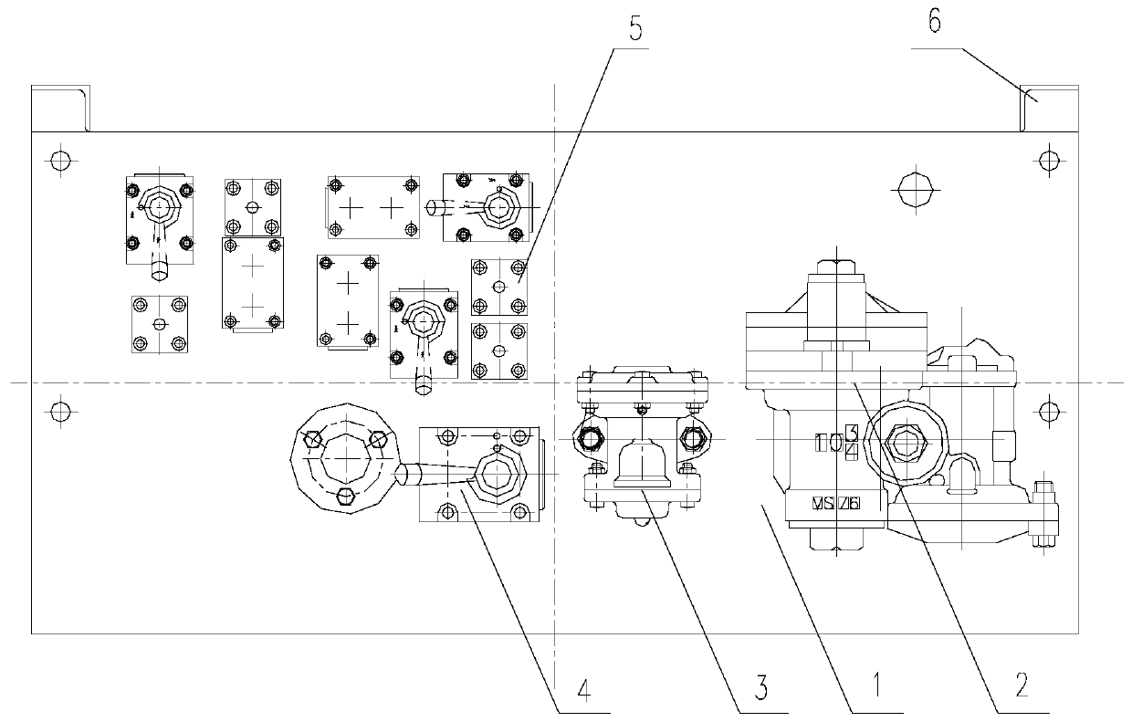 Integrated air brakes for rail vehicles