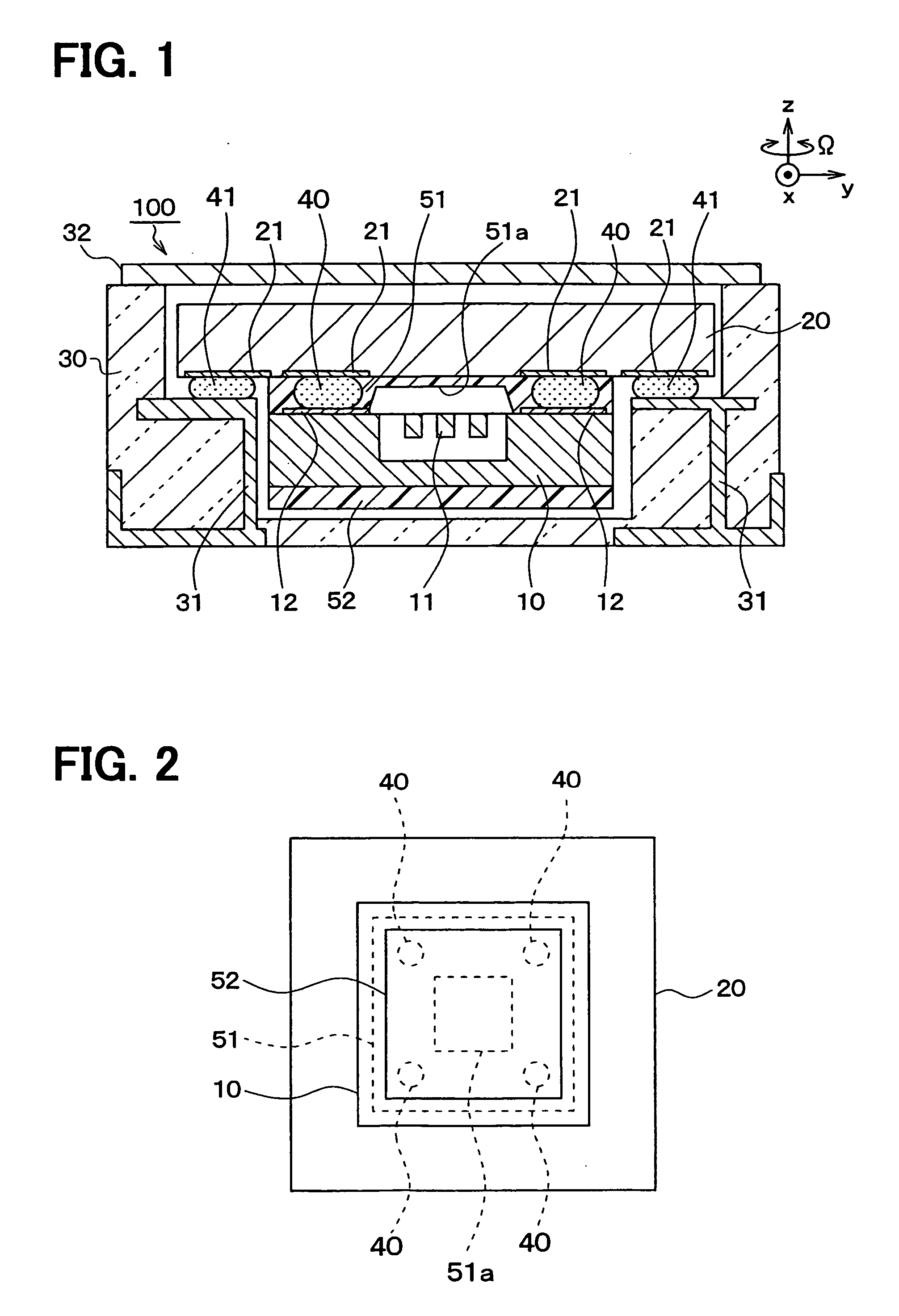 Sensor having semiconductor chip and circuit chip