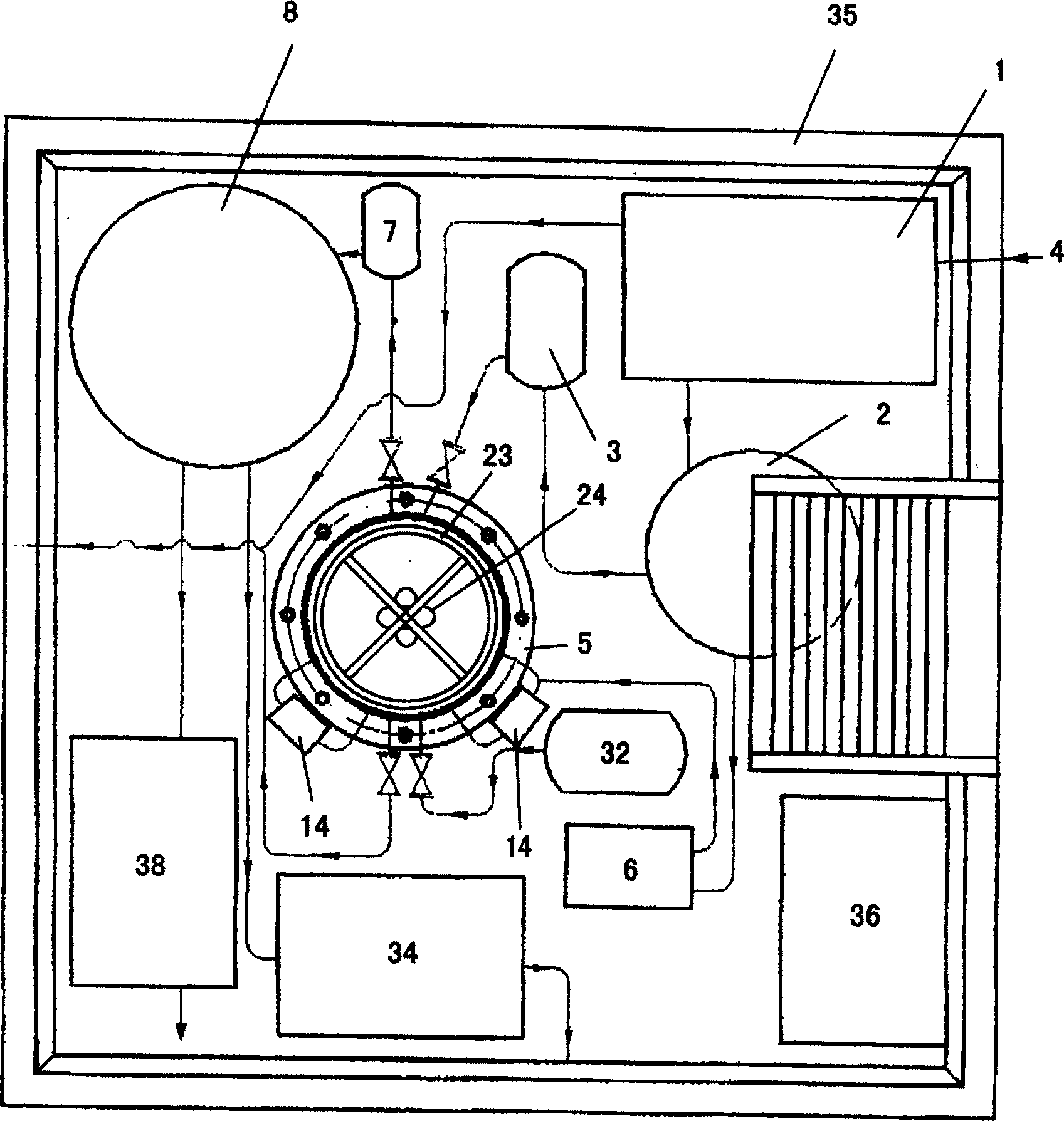 A process for extraction and apparatus thereof