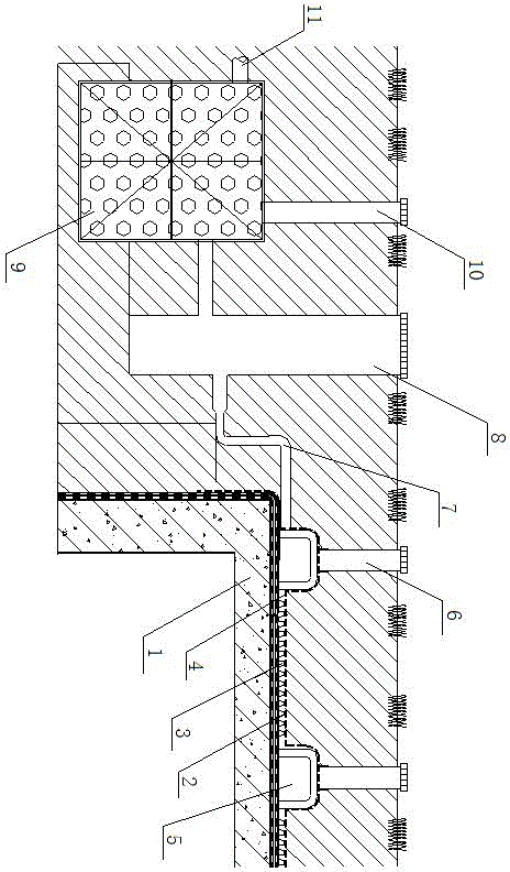 Collection method and construction technology for pds zero-gradient protection siphon drainage