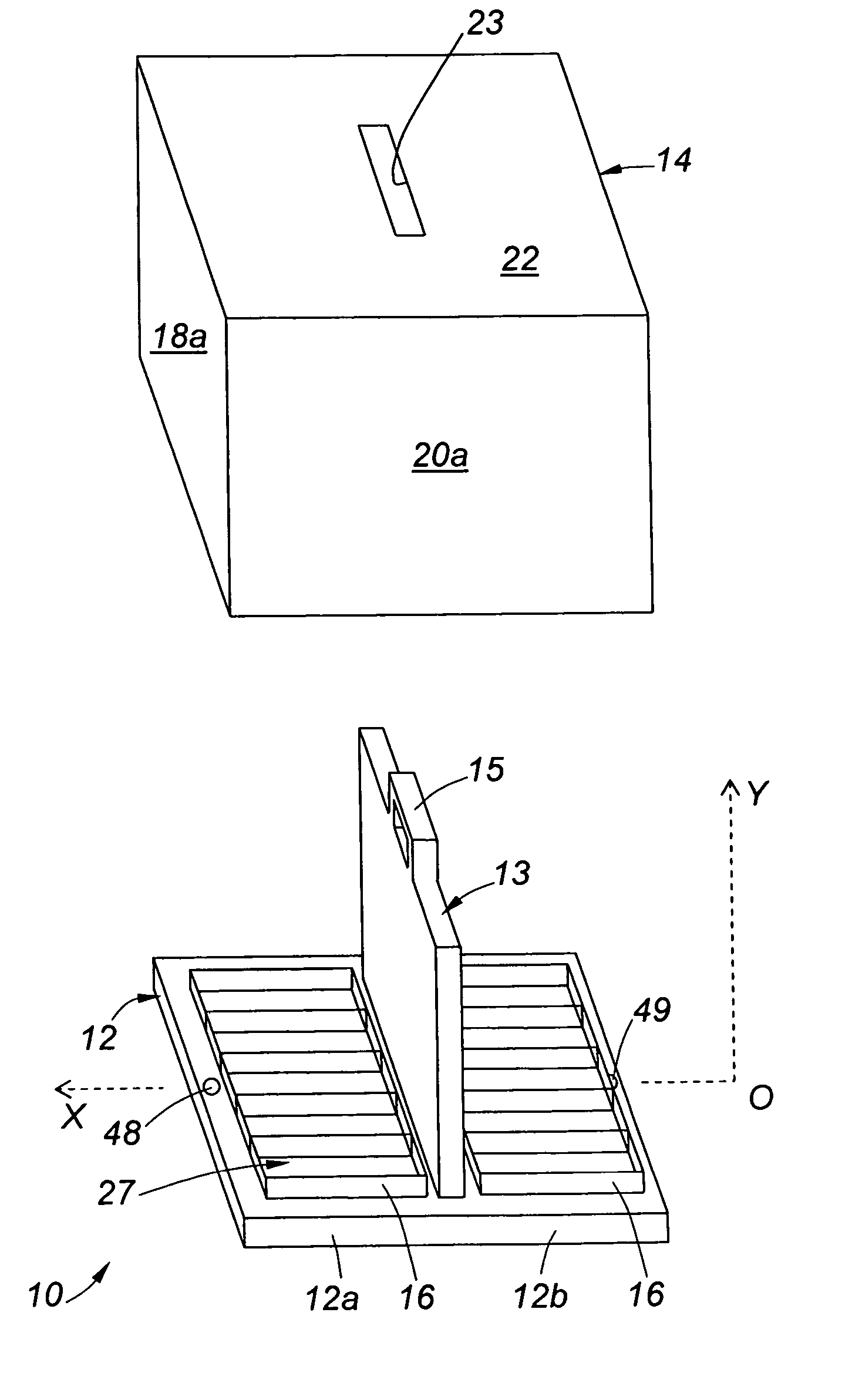 Equipment for transporting chips and chip carrier structure therefor