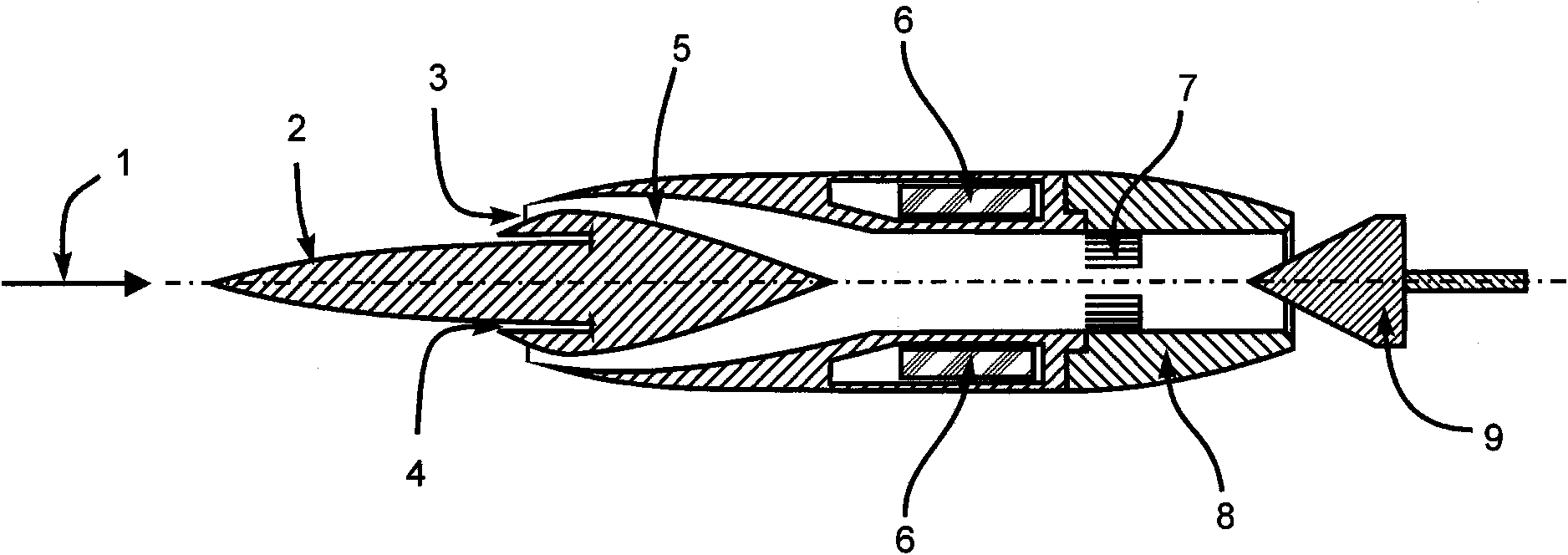 Air inlet experimental facility capable of carrying out measurement on the same model and operating method thereof