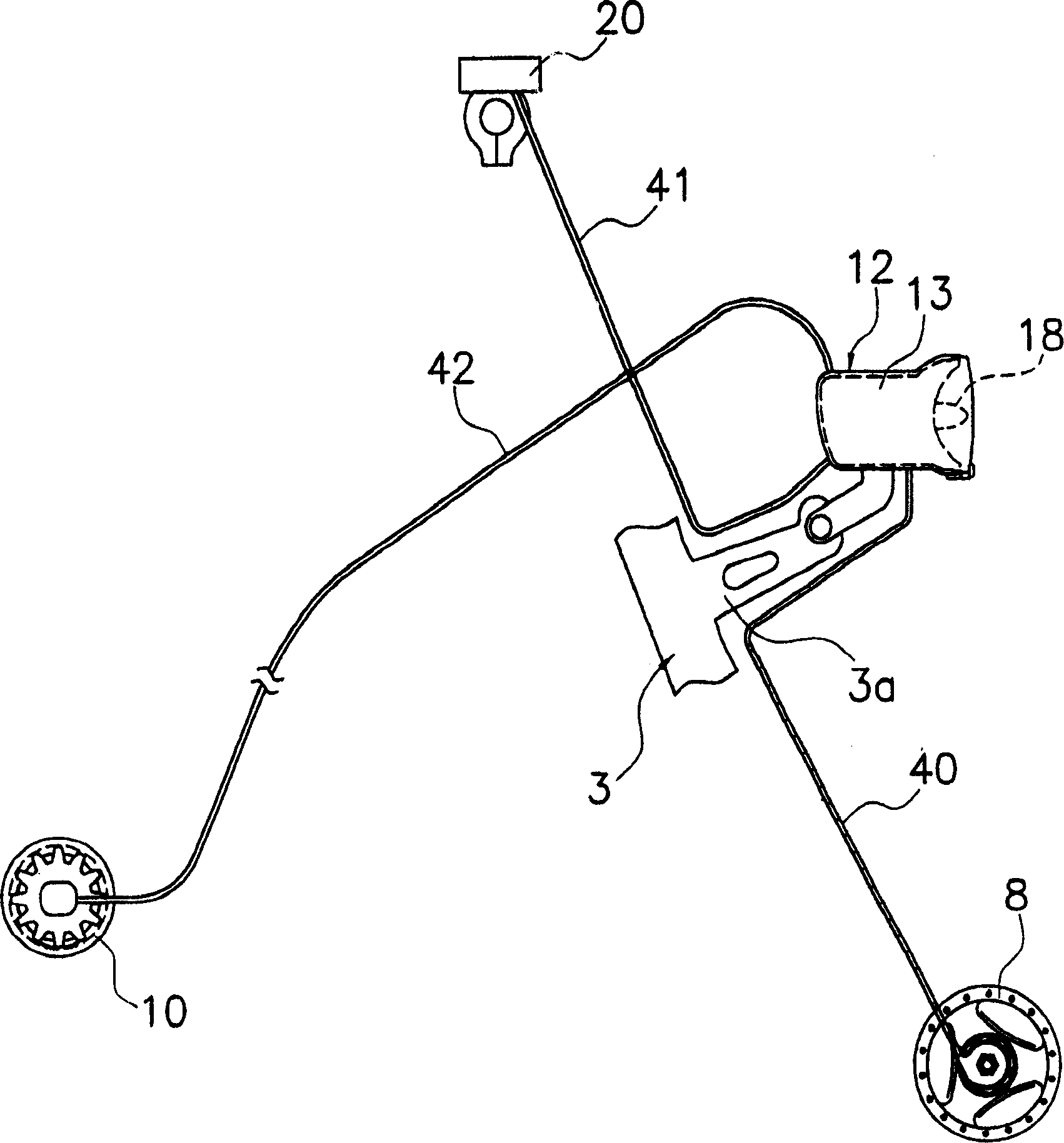 Power supply device for bicycle