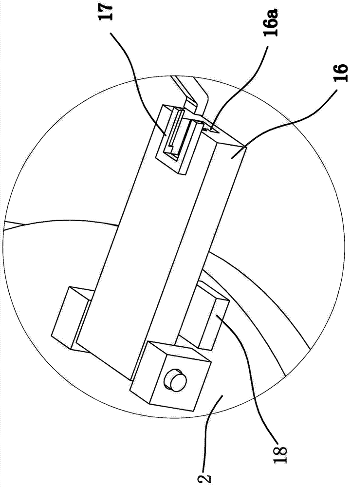 An assembly device for a slider in a zipper