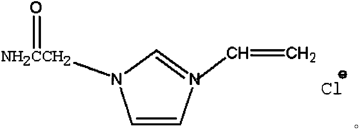 Chloridized 1-arginyl methyl-3-vinyl imidazole ionic liquid and preparation method thereof