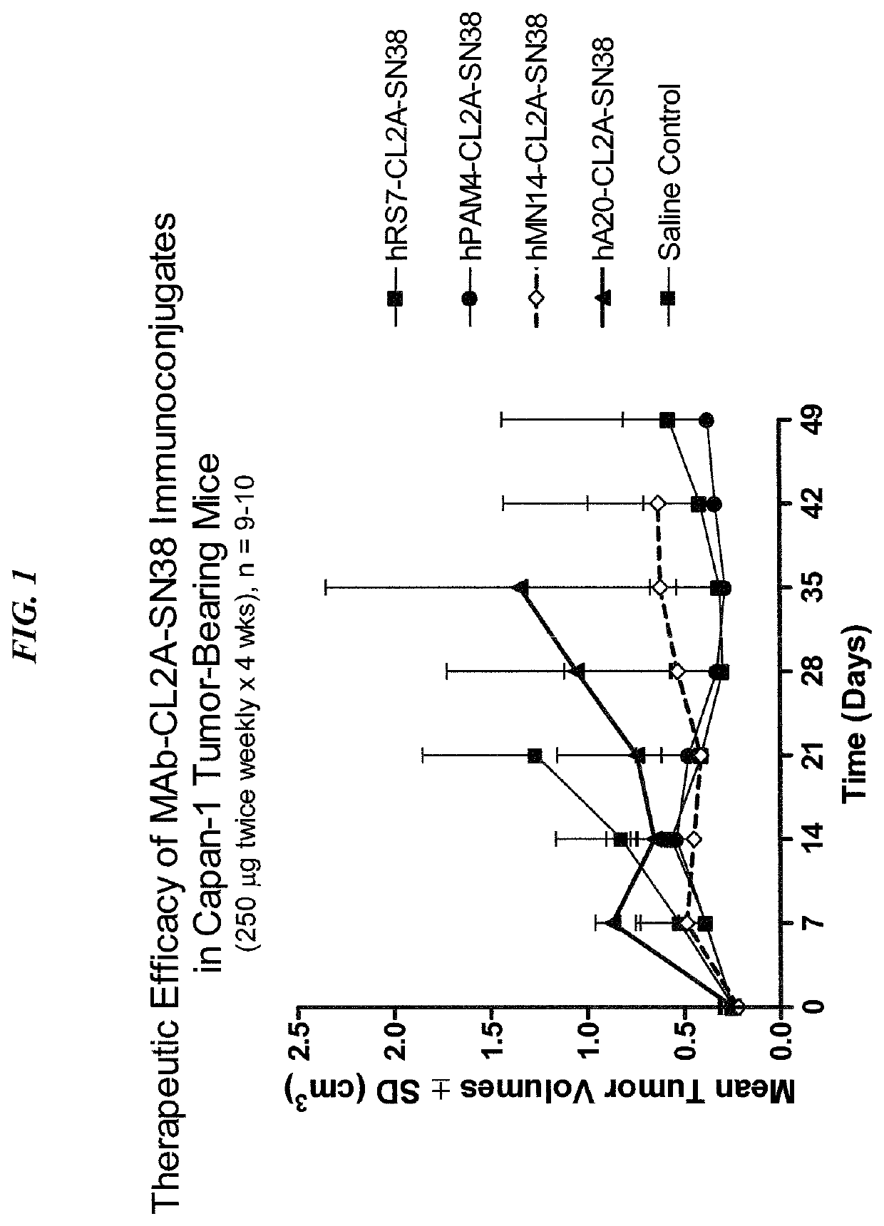 Therapy of small-cell lung cancer (SCLC) with a topoisomerase-I inhibiting antibody-drug conjugate (ADC) targeting Trop-2